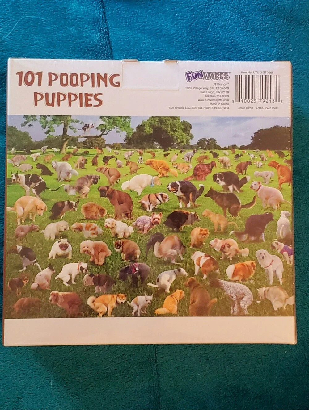 101 Pooping Puppies 1000-Piece Puzzle